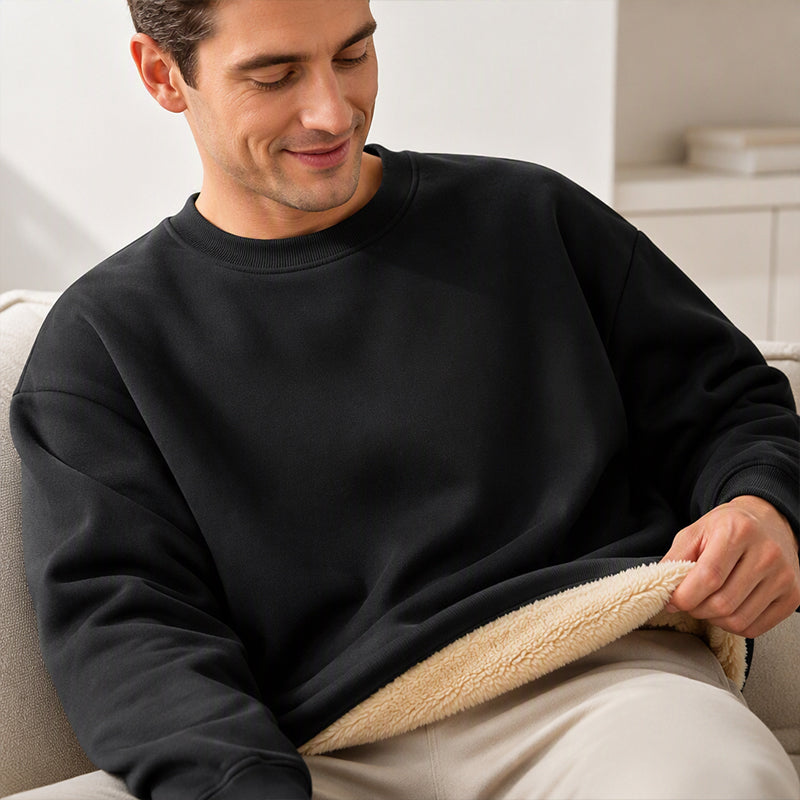 Men's Fleece Lined Crewneck Sweatshirt