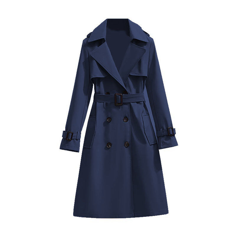🧥 Smooth Drape, Polished Silhouette | Women's Mid-Length Trench Coat ⚡ Free Shipping
