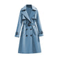 🧥 Smooth Drape, Polished Silhouette | Women's Mid-Length Trench Coat ⚡ Free Shipping