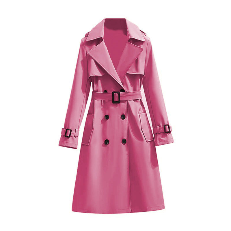 🧥 Smooth Drape, Polished Silhouette | Women's Mid-Length Trench Coat ⚡ Free Shipping