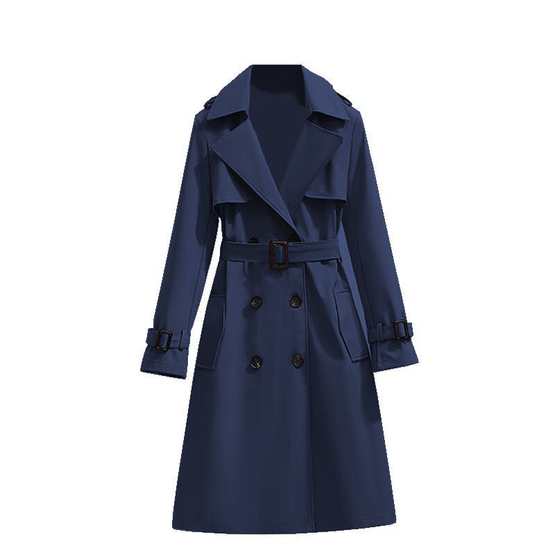 🧥 Smooth Drape, Polished Silhouette | Women's Mid-Length Trench Coat ⚡ Free Shipping