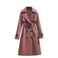 🧥 Smooth Drape, Polished Silhouette | Women's Mid-Length Trench Coat ⚡ Free Shipping