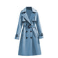 🧥 Smooth Drape, Polished Silhouette | Women's Mid-Length Trench Coat ⚡ Free Shipping