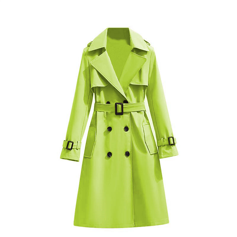 🧥 Smooth Drape, Polished Silhouette | Women's Mid-Length Trench Coat ⚡ Free Shipping