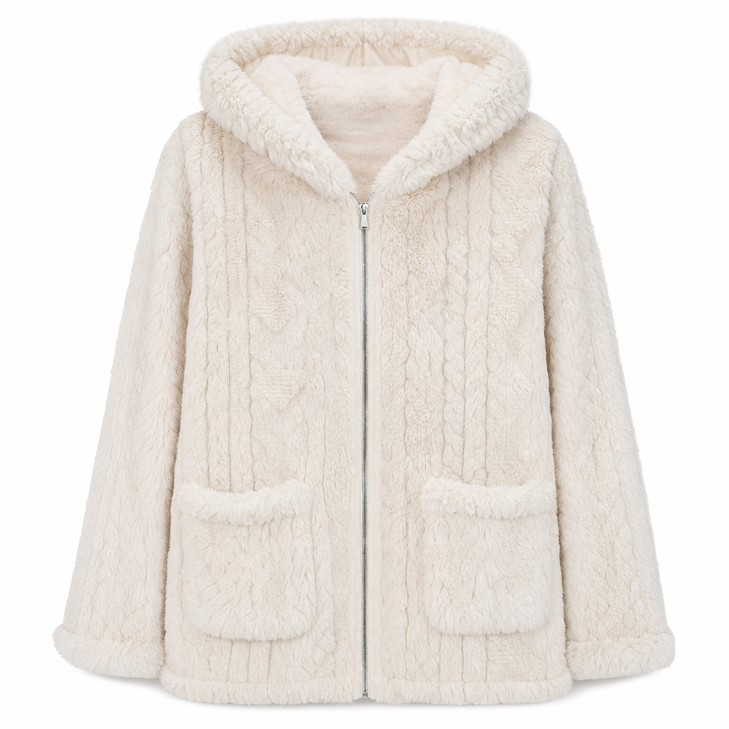 👚✨Women's Casual Plush Solid Color Cardigan✨