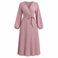 👗✨Women's Elegant Crossover V Neck Pleated Maxi Dress✨𝘉𝘶𝘺 𝘢𝘯𝘺 2 𝘢𝘯𝘥 𝘨𝘦𝘵 𝘢𝘯 𝘦𝘹𝘵𝘳𝘢 8% 𝘥𝘪𝘴𝘤𝘰𝘶𝘯𝘵