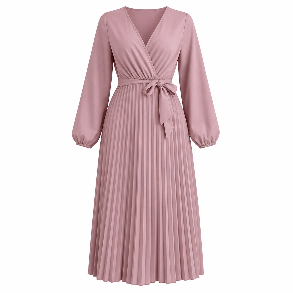 👗✨Women's Elegant Crossover V Neck Pleated Maxi Dress✨𝘉𝘶𝘺 𝘢𝘯𝘺 2 𝘢𝘯𝘥 𝘨𝘦𝘵 𝘢𝘯 𝘦𝘹𝘵𝘳𝘢 8% 𝘥𝘪𝘴𝘤𝘰𝘶𝘯𝘵