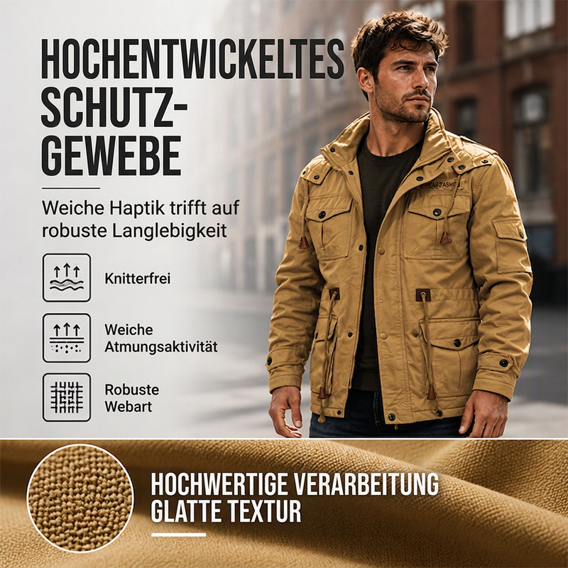 🖤Black Friday Sale:50% OFF🖤✨ Men's Winter Thermal Jacket – Detachable Hood, Soft Lining & Timeless Design – Ideal for Winter, Travel & Cold Days
