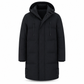 Men's Casual Mid-Length Padded Winter Thickened Warm Outerwear Coat Plus Size