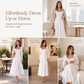 Women's Long Sleeve Square Neck A-Line Dress