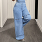 👖 Flattering High Waist, Effortless Wide-Leg Style | Women's Denim Jumpsuit ⚡ Free Shipping