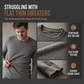 🧶 Rich Cable Texture, Rugged Elbow Detail | Men's Collared Knit Pullover