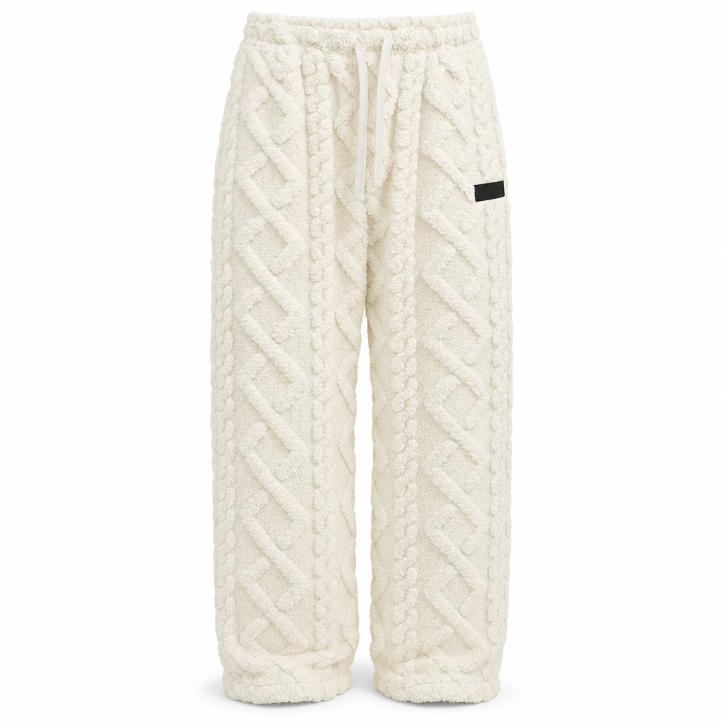 ☁️ Plush Warmth, Flattering Straight Fit | Women's Thermal Lounge Pants