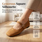Comfortable PU Suede-Look Ballet Flats with Strap