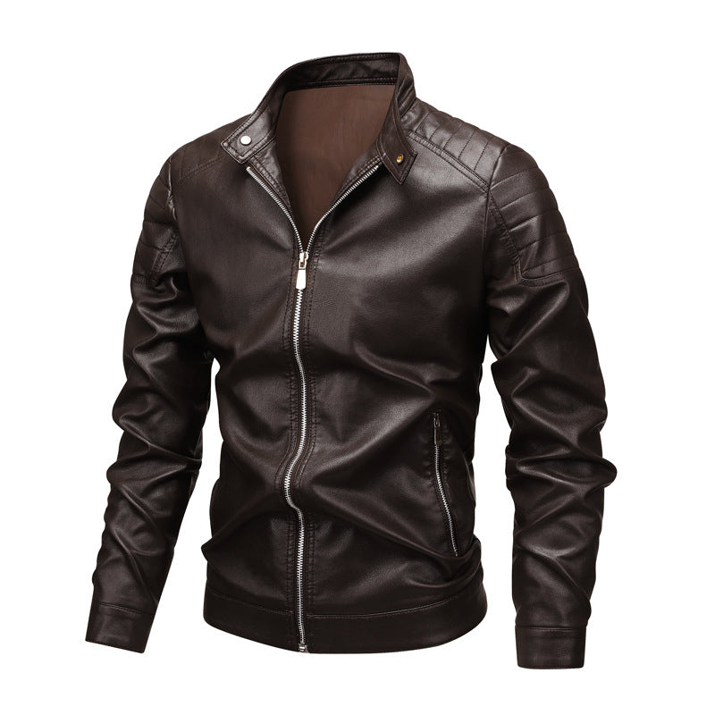 🧥 Sleek Leather-Look, Sharper Slim Fit | Men's PU Jacket ⚡ Free Shipping