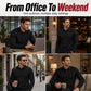 ⏳ Limited Time 50% Off! 💥Men's Textured Long Sleeve Lightweight Sweatshirt