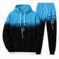 🔥 Bold 3D Print, Complete Streetwear Look | Men's Hooded 2-Piece Tracksuit