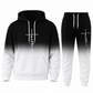 🔥 Bold 3D Print, Complete Streetwear Look | Men's Hooded 2-Piece Tracksuit