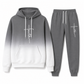 🔥 Bold 3D Print, Complete Streetwear Look | Men's Hooded 2-Piece Tracksuit