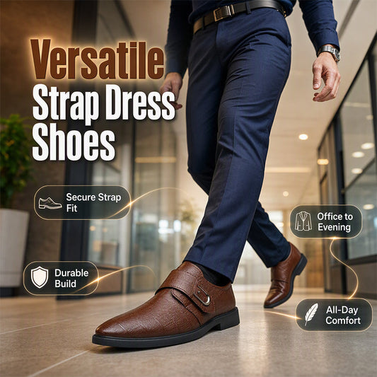Men's Versatile Strap Dress Shoes