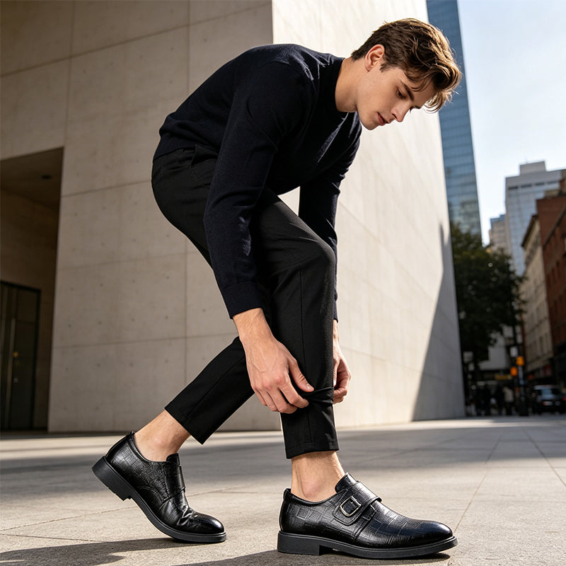 Men's Versatile Strap Dress Shoes