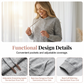 ☁️ Cozy Matching Style, Easy Everyday Fit | Women's Hooded 2-Piece Set