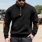 Men's Stand Collar Half-Zip Sweatshirt