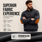 Men's Stand Collar Half-Zip Sweatshirt
