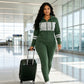 💖Women's Casual Slim Fit Hoodie & Pants Set