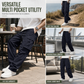 👖 Lightweight Feel, Utility Pockets | Men's Drawstring Cargo Pants