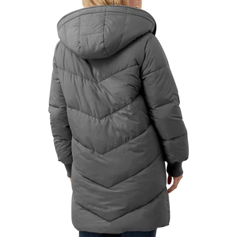 🥳🎉New Season Essentials!!🎉Women's Mid-Length Padded Coat with Hood