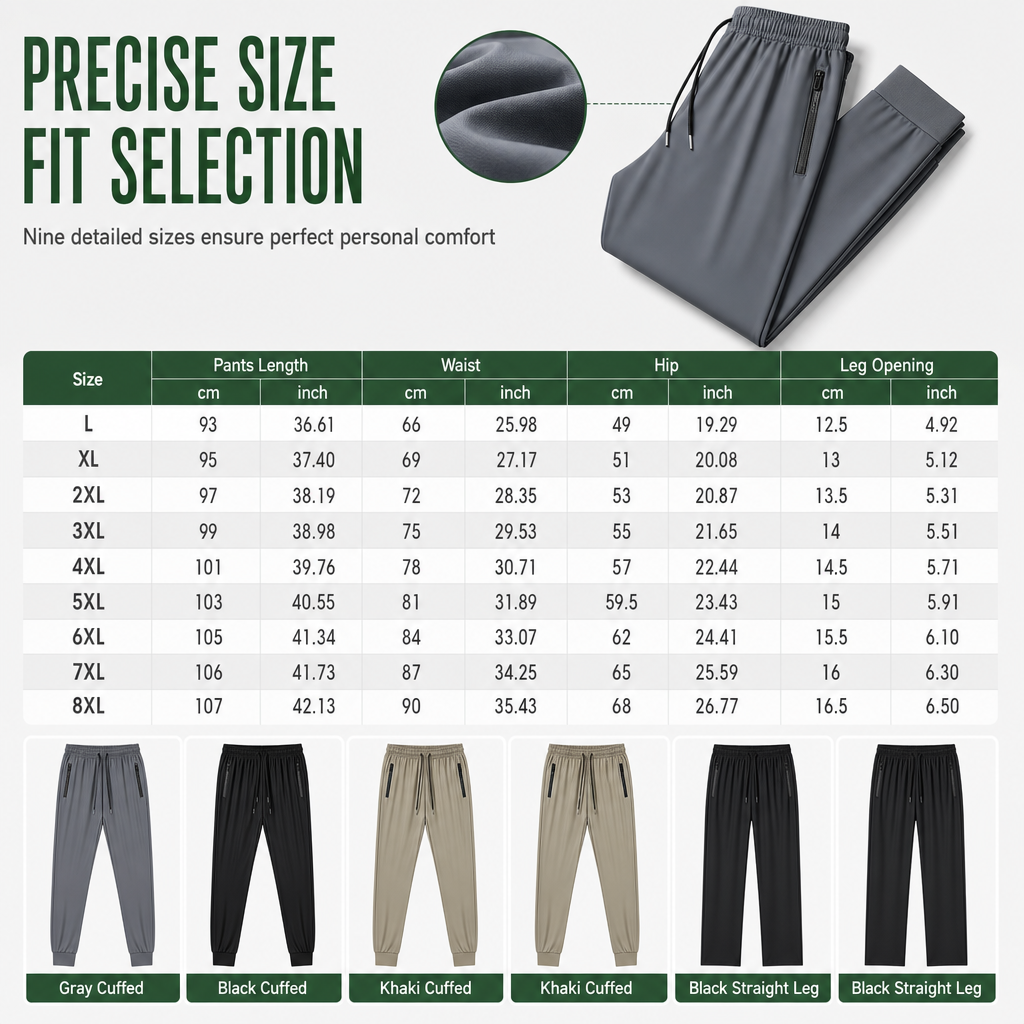 Men's Quick Dry Stretch Sports Pants