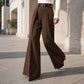 👖 Flattering High Rise, Elegant Drape | Women's Wide-Leg Pants