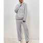 🧸 Cozy Plush Warmth, Effortless Matching | Women's Hooded 2-Piece Lounge Set