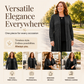 ✨ Effortless Layering | Women’s Ribbed Knit Long-Line Cardigan