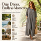 Women's Casual Maxi Dress with Pockets