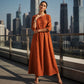 Women's Casual Maxi Dress with Pockets