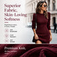 Women's Crew Neck Ribbed Knit Bodycon Dress
