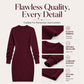 Women's Crew Neck Ribbed Knit Bodycon Dress