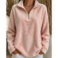 Women's Casual Cozy Quarter-Zip Sweatshirt