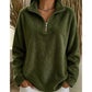 Women's Casual Cozy Quarter-Zip Sweatshirt