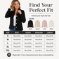 Women's Elegant Ruffled Peplum Blazer