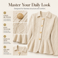 Women's Elegant Ruffled Peplum Blazer