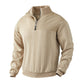 Men's Casual Jacquard Half-Zip Sweatshirt