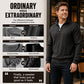 Men's Casual Jacquard Half-Zip Sweatshirt