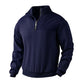 Men's Casual Jacquard Half-Zip Sweatshirt