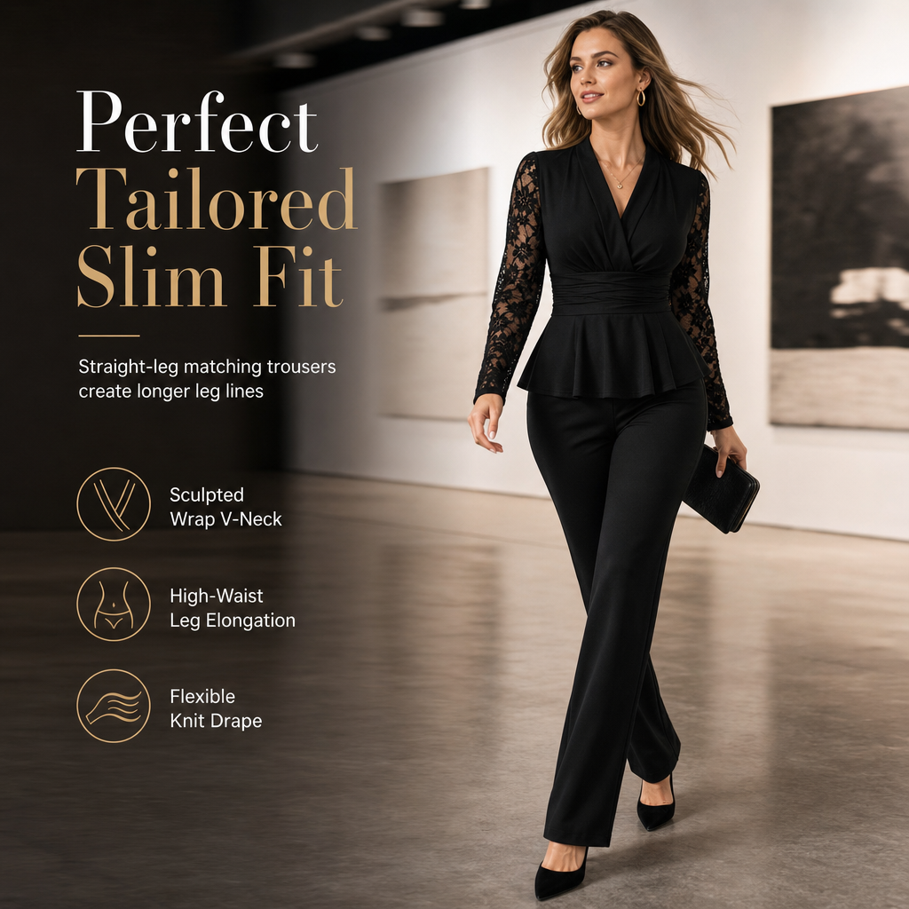 Women's Chic Two-Piece Pants Set