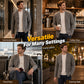 🧶 Men's Knit Cardigan – Classic Buttons & Multiple Colors | Perfect for Layering, Travel & Gatherings, Elevates Any Outfit ✨