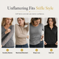 Women's Deep V-Neck Lace Long Sleeve Top
