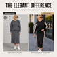 🖤🖤 ✨ Polished Two-Piece Style | Women’s Color-Block Knit Set